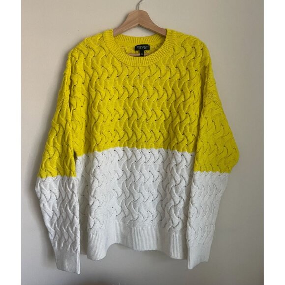 Topshop Colourblock Sweater - size 6 - Picture 1 of 1